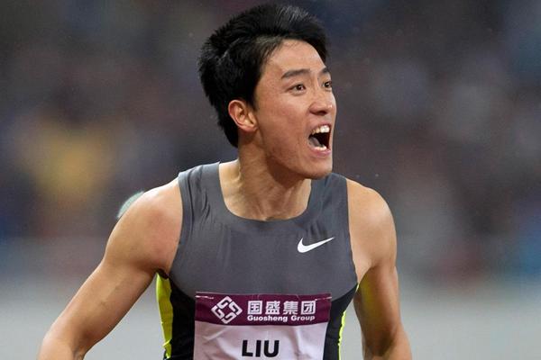 Chinese sprint hurdler Liu Xiang (Getty images)