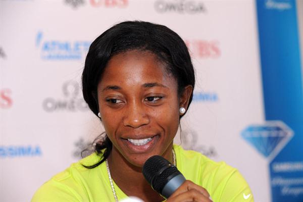 Shelly-Ann Fraser-Pryce in Lausanne (ATHLETISSIMA/Denis Roulet)