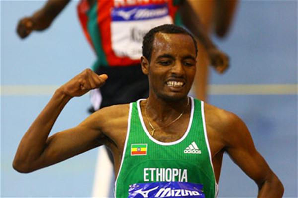 Tariku Bekele follows in his brother's footsteps by winning the world indoor 3000m title (Getty Images)