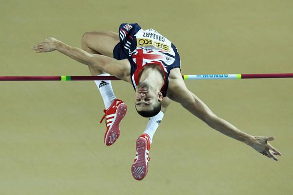 Robert Grabarz of Great Britain competes in the Men's High Jump qualification during day two - WIC Istanbul (Getty Images)