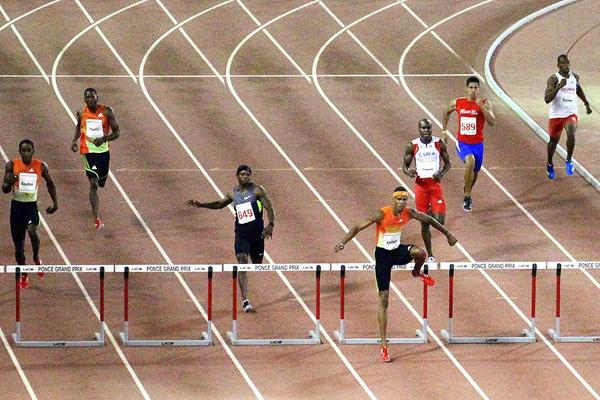 Javier Culson on his way to victory in the 6th Ponce GP in 2012 (Fernando Neris)