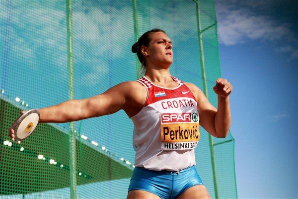 Sandra Perkovic successfully defends her European crown in Helsinki (Getty Images)