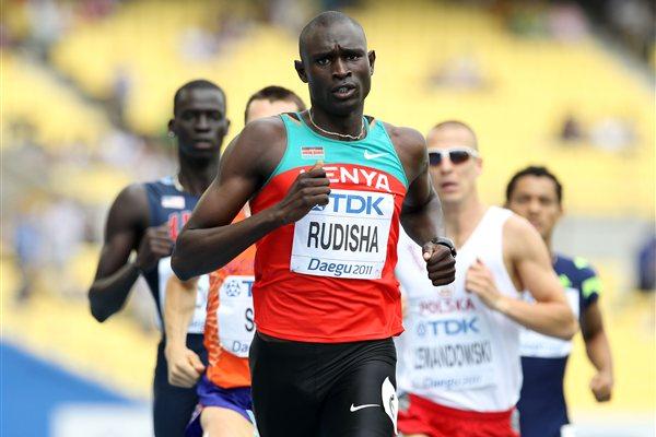 David Rudisha wins his first round 800m heat in Daegu (Getty Images)