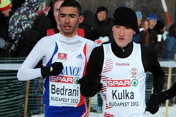 Szymon Kulka, winner of the junior men's race at the European Cross Country Championships (Mark Shearman)