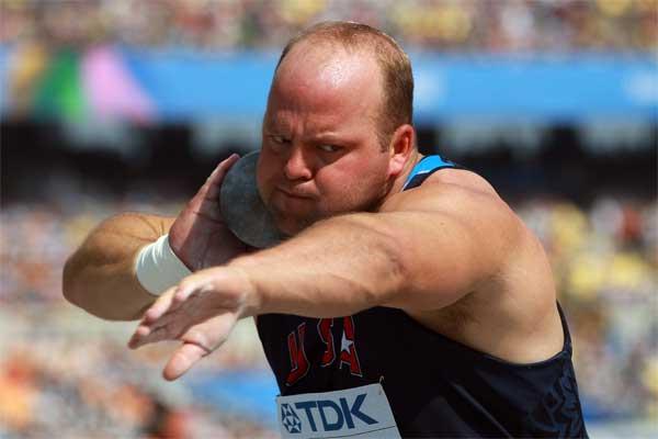 American shot putter Adam Nelson (Getty images)