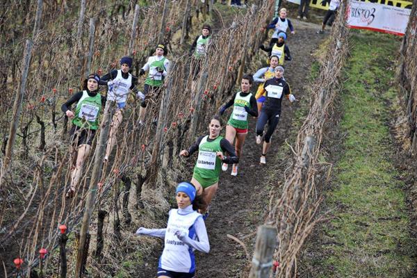 The leading women at the Cross della Vallagarina (Daniele Montigiani)