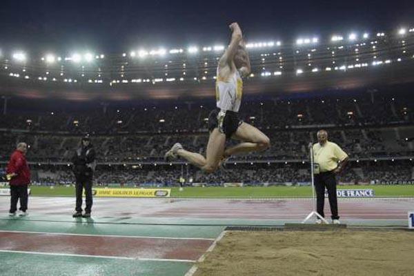 Jonathan Edwards in action (Getty Images Allsport)