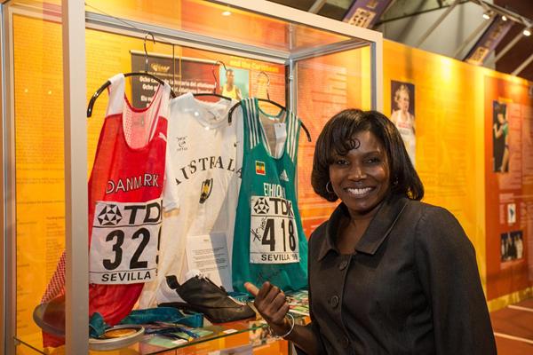 Pauline Davis-Thompson - IAAF Centenary Historic Exhibition (IAAF)
