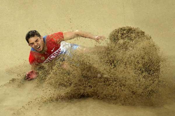 Russian long jumper Aleksandr Menkow (Getty images)