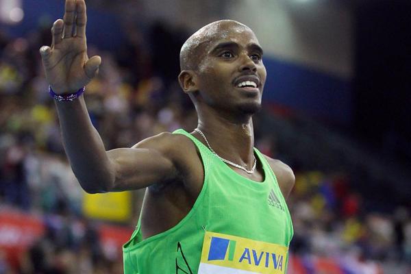 Mo Farah in Birmingham (Getty Images)