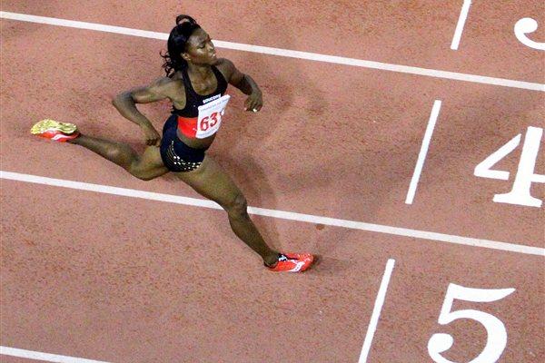 Tianna Madison at the 2012 Ponce GP (Fernando Neris)