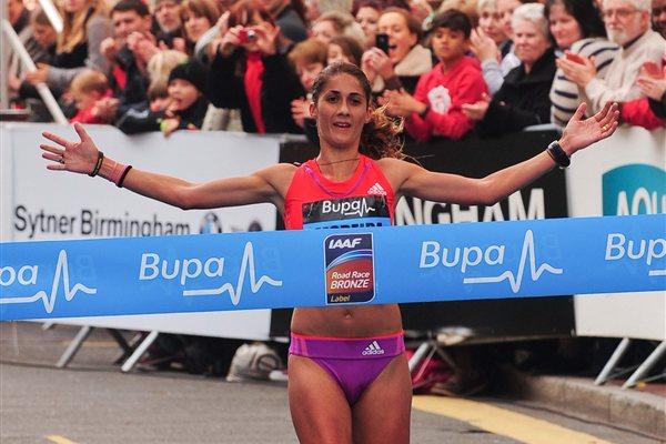 Sara Moreira takes the honours in Birmingham (Organisers)