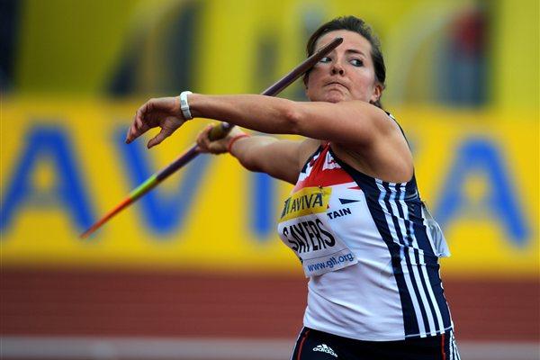 Goldie Sayers throwing in Crystal Palace (Mark Shearman)