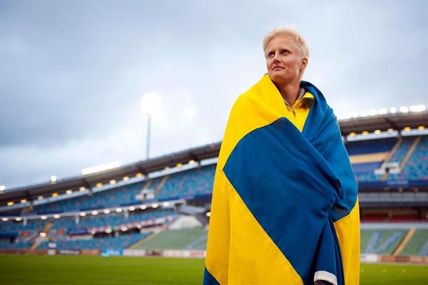 Carolina Klüft in Gothenburg after the final meet of her career (Anders Sjogren / DECA Text&Bild)