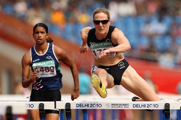 Rebecca Wardell at the 2010 Commonwealth Games in New Delhi (Getty Images)