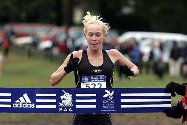Kim Smith wins the 16th Annual Mayor’s Cup Cross Country in Boston (Victah Sailer)