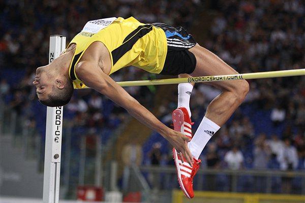 Robbie Grabarz improves to 2.33m in Rome (Giancarlo Colombo)
