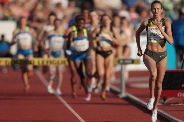 Gulnara Galkina-Samitova wins the 3000m steeplechase in Oslo (Getty Images)