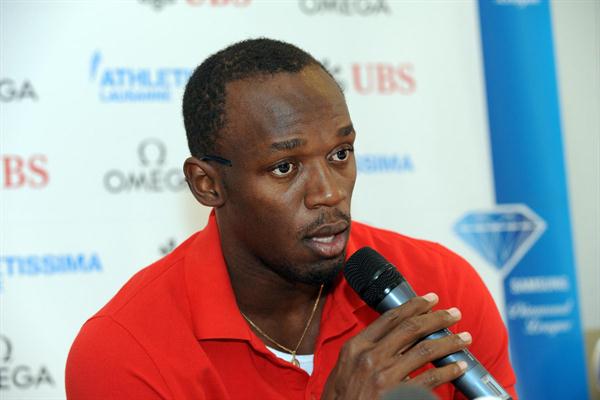 Usain Bolt in Lausanne (ATHLETISSIMA/Denis Roulet)