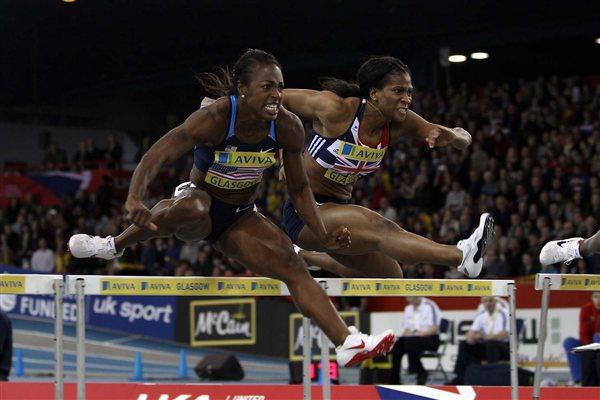 Danielle Carruthers (USA) on her way to victory in Glasgow (Getty Images)