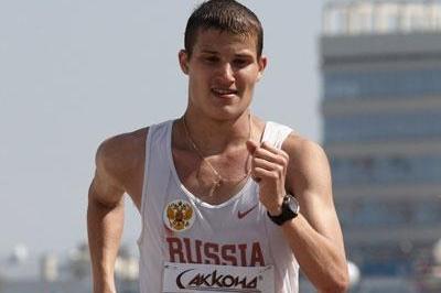 Vladimir Kanaykin of Russia on his way to winning the silver medal (Getty Images)