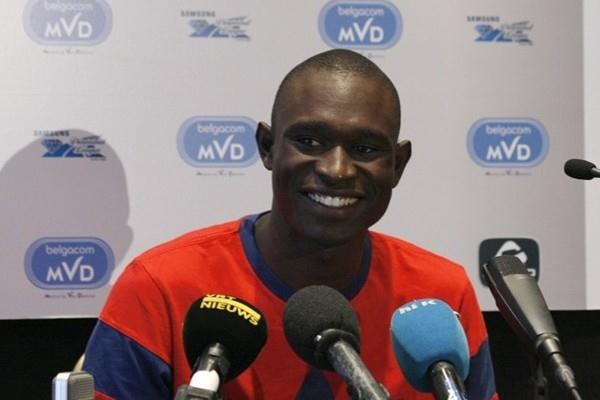 Freshly minted 800m World record holder David Rudisha meets with the media in Brussels (Bob Ramsak)