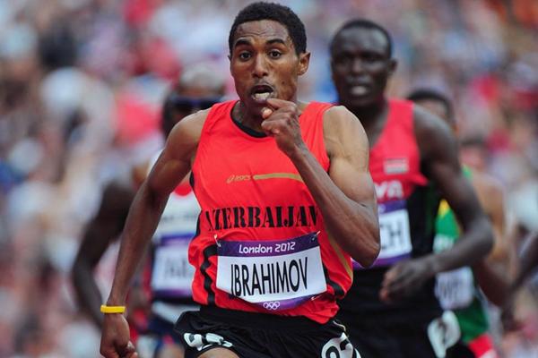 DHayle Ibrahimov of Azerbaijan in action in the Men's 5000m Round 1 Heats on Day 12 of the London 2012 Olympic Games at Olympic Stadium on August 8, 2012 (Getty Images)