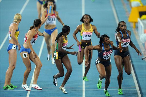 4x400 womens relay use for IAAF Disciplines (Getty images)