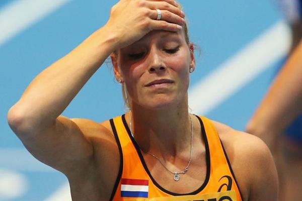 Nadine Broersen after winning pentathlon gold at the 2014 IAAF World Indoor Championships (Getty Images)