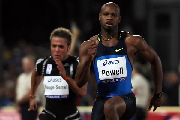 Asafa Powell in Melbourne (Getty Images)