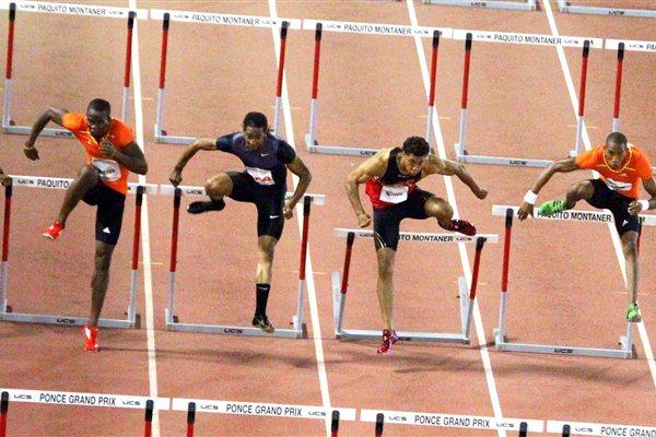 110m Hurdles race at the 6th Ponce Grand Prix, 2012 (Fernando Neris)