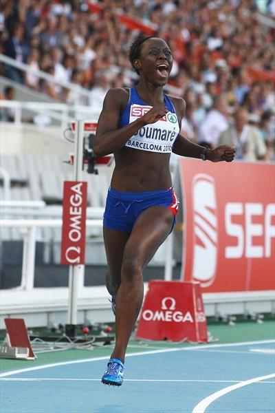 Myriam Soumare takes surprise 200m gold in Barcelona (/ Bongarts)