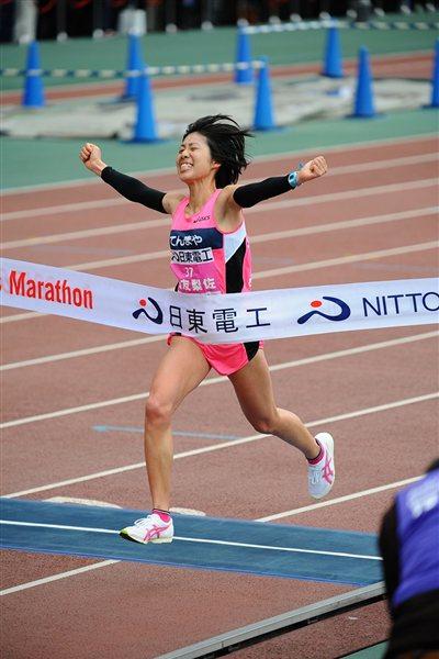 Risa Shigetomo takes a surprise victory in Osaka (Kazuo Tanaka/Agence SHOT)