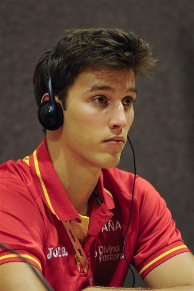 Didac Salas of Spain during the IAAF Press Conference before the start of the 14th IAAF World Junior Championships  (Getty Images)