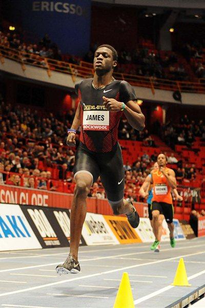 45.52 Arena record for Kirani James in Stockholm (Anders Sjogren / DECA Text&Bild)