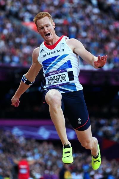 Greg Rutherford of Great Britain competes in the Men's Long Jump Final on Day 8 of the London 2012 Olympic Games at Olympic Stadium on August 4, 2012 (Getty Images)