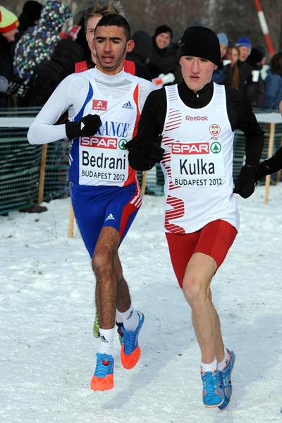 Szymon Kulka, winner of the junior men's race at the European Cross Country Championships (Mark Shearman)