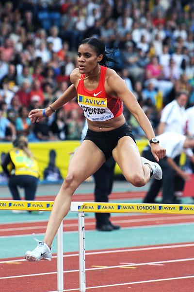 Kaliese Spencer burst into the all-time top-10 with her sensation 52.79 in London (Mark Shearman)