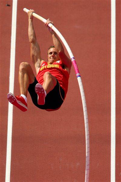 Hans Van Alphen of Belgium in action during the Men's Decathlon Pole Vault of the London 2012 Olympic Games  on August 9, 201212 (Getty Images)