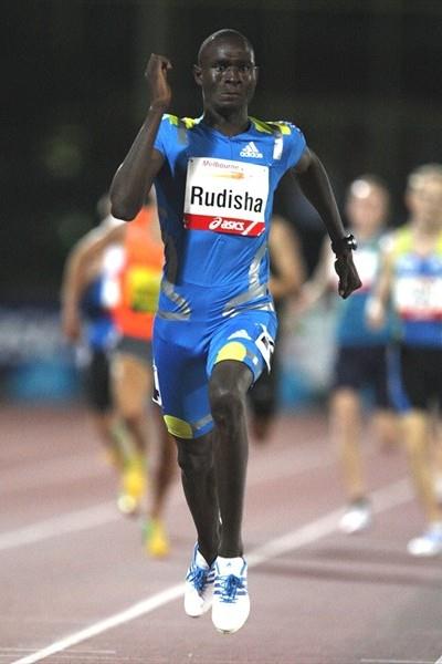 Sensational 1:43.15 2010 opener for David Rudisha in Melbourne (Getty Images)
