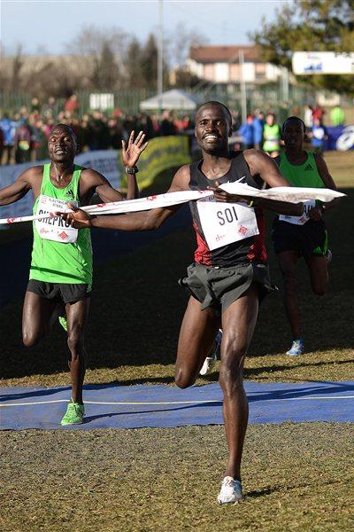 Edwin Soi edges Vincent Chepkok at the Campaccio XC (Giancarlo Colombo/FIDAL)