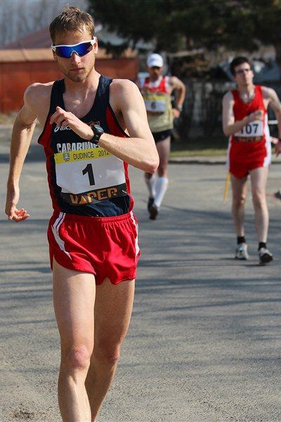 Alex Schwazer on the way to his first victory in Dudince (Branislav Račko)