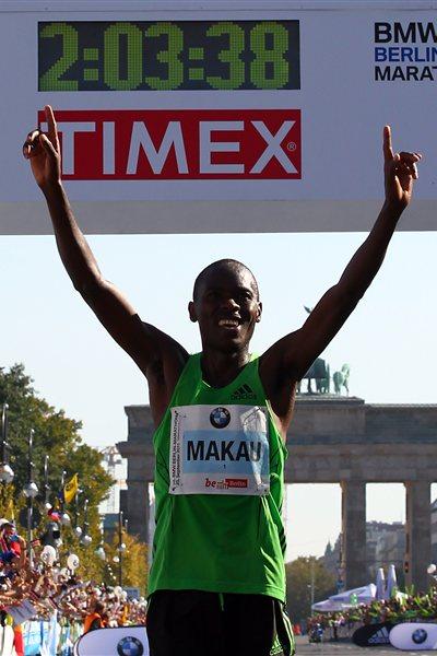 The numbers say it all! 2:03:38 World record by Patrick Makau in Berlin (Getty Images)