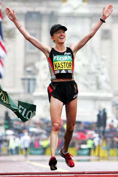 Deena Kastor breaks USA record in London Marathon (Getty Images)