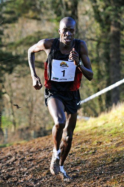 Mike Kigen on his way to a third victory in Antrim (Mark Shearman)