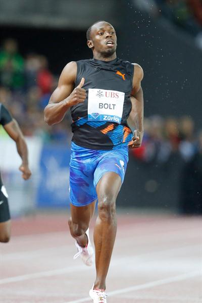 Another 200m victory for Usain Bolt, this time in Zurich (Gladys Chai van der Laage)