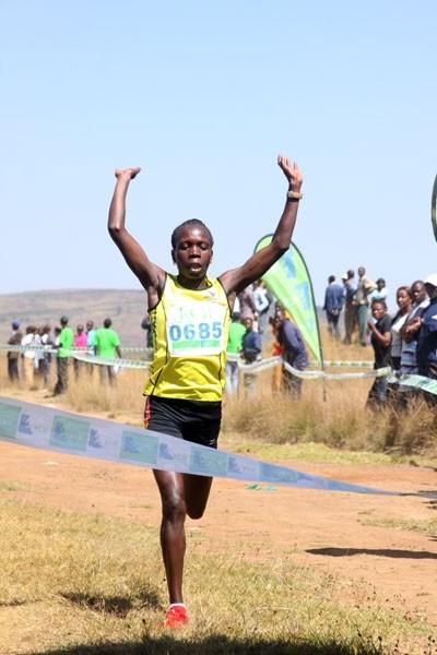 Sharon Cherop wins in Nyahururu (Nicholas Njagi, Ginadin Communications)