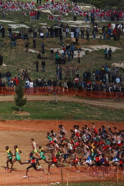 The junior men's race gets underway in Amman (Getty Images)