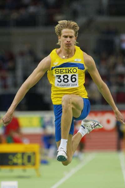 Christian Olsson (SWE) in action in the Triple Jump (Getty Images)
