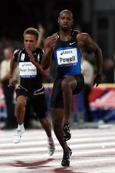 Asafa Powell in Melbourne (Getty Images)